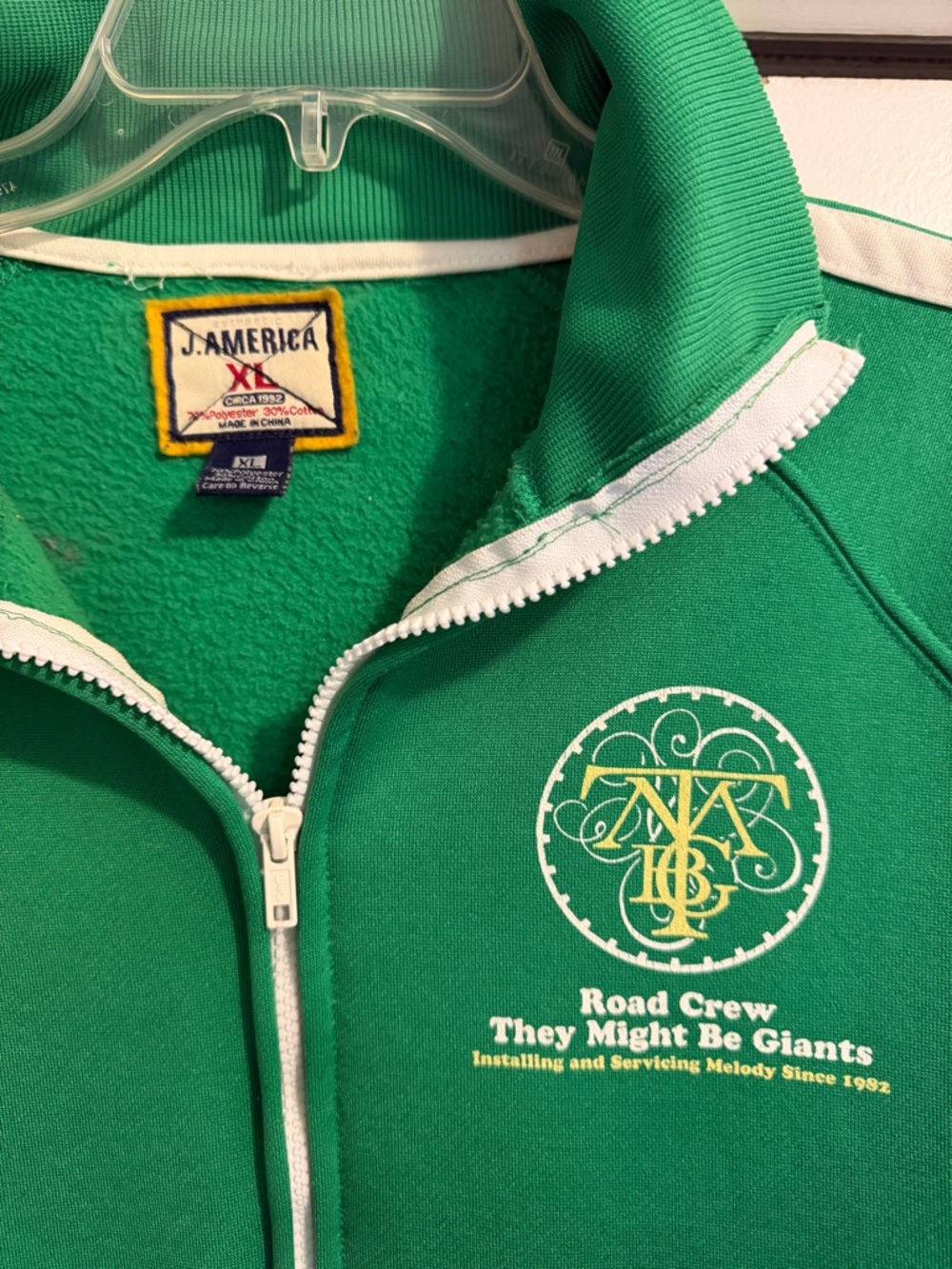 They Might Be Giants green track hoodie - Picture 2 of 4